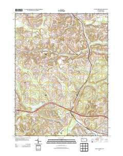 Falls Creek Pennsylvania Historical topographic map, 1:24000 scale, 7.5 X 7.5 Minute, Year 2013