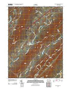 Fannettsburg Pennsylvania Historical topographic map, 1:24000 scale, 7.5 X 7.5 Minute, Year 2010
