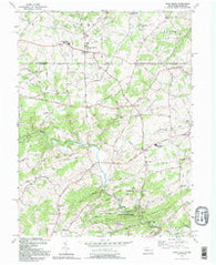 Fawn Grove Pennsylvania Historical topographic map, 1:24000 scale, 7.5 X 7.5 Minute, Year 1992
