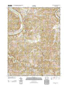 Fayette City Pennsylvania Historical topographic map, 1:24000 scale, 7.5 X 7.5 Minute, Year 2013