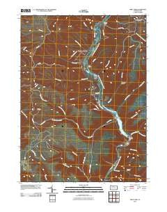 First Fork Pennsylvania Historical topographic map, 1:24000 scale, 7.5 X 7.5 Minute, Year 2010