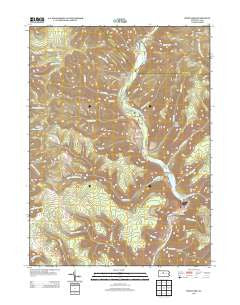 First Fork Pennsylvania Historical topographic map, 1:24000 scale, 7.5 X 7.5 Minute, Year 2013