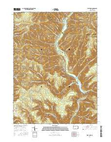 First Fork Pennsylvania Current topographic map, 1:24000 scale, 7.5 X 7.5 Minute, Year 2016