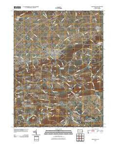 Fleetwood Pennsylvania Historical topographic map, 1:24000 scale, 7.5 X 7.5 Minute, Year 2010