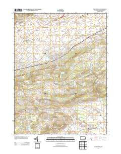 Fleetwood Pennsylvania Historical topographic map, 1:24000 scale, 7.5 X 7.5 Minute, Year 2013