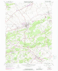 Fleetwood Pennsylvania Historical topographic map, 1:24000 scale, 7.5 X 7.5 Minute, Year 1956