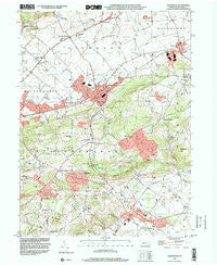 Fleetwood Pennsylvania Historical topographic map, 1:24000 scale, 7.5 X 7.5 Minute, Year 1999