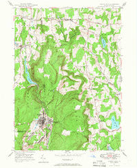 Forest City Pennsylvania Historical topographic map, 1:24000 scale, 7.5 X 7.5 Minute, Year 1946