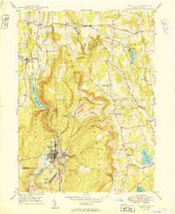 Forest City Pennsylvania Historical topographic map, 1:24000 scale, 7.5 X 7.5 Minute, Year 1949