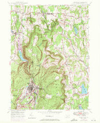 Forest City Pennsylvania Historical topographic map, 1:24000 scale, 7.5 X 7.5 Minute, Year 1946