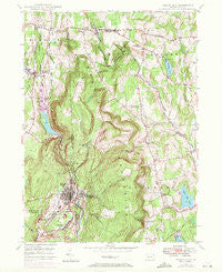 Forest City Pennsylvania Historical topographic map, 1:24000 scale, 7.5 X 7.5 Minute, Year 1946