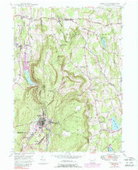 Forest City Pennsylvania Historical topographic map, 1:24000 scale, 7.5 X 7.5 Minute, Year 1946
