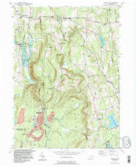 Forest City Pennsylvania Historical topographic map, 1:24000 scale, 7.5 X 7.5 Minute, Year 1994