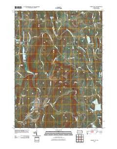 Forest City Pennsylvania Historical topographic map, 1:24000 scale, 7.5 X 7.5 Minute, Year 2010