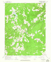 Fort Necessity Pennsylvania Historical topographic map, 1:24000 scale, 7.5 X 7.5 Minute, Year 1964