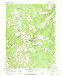 Fort Necessity Pennsylvania Historical topographic map, 1:24000 scale, 7.5 X 7.5 Minute, Year 1964