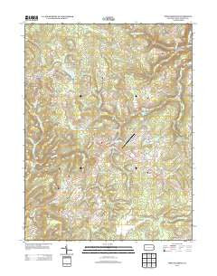 Fort Necessity Pennsylvania Historical topographic map, 1:24000 scale, 7.5 X 7.5 Minute, Year 2013