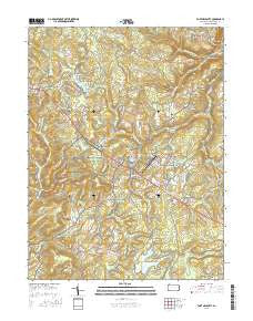 Fort Necessity Pennsylvania Current topographic map, 1:24000 scale, 7.5 X 7.5 Minute, Year 2016