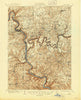 Foxburg Pennsylvania Historical topographic map, 1:62500 scale, 15 X 15 Minute, Year 1908