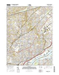 Frankford Pennsylvania Current topographic map, 1:24000 scale, 7.5 X 7.5 Minute, Year 2016