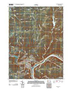 Franklin Pennsylvania Historical topographic map, 1:24000 scale, 7.5 X 7.5 Minute, Year 2010