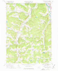 Franklin Forks Pennsylvania Historical topographic map, 1:24000 scale, 7.5 X 7.5 Minute, Year 1968