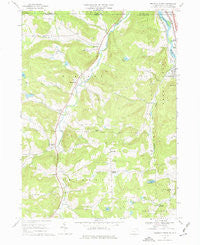 Franklin Forks Pennsylvania Historical topographic map, 1:24000 scale, 7.5 X 7.5 Minute, Year 1968