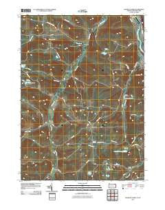 Franklin Forks Pennsylvania Historical topographic map, 1:24000 scale, 7.5 X 7.5 Minute, Year 2010