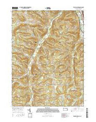 Franklin Forks Pennsylvania Current topographic map, 1:24000 scale, 7.5 X 7.5 Minute, Year 2016