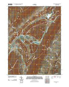 Frankstown Pennsylvania Historical topographic map, 1:24000 scale, 7.5 X 7.5 Minute, Year 2010