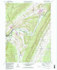 Frankstown Pennsylvania Historical topographic map, 1:24000 scale, 7.5 X 7.5 Minute, Year 1994