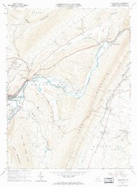 Frankstown Pennsylvania Historical topographic map, 1:24000 scale, 7.5 X 7.5 Minute, Year 1963