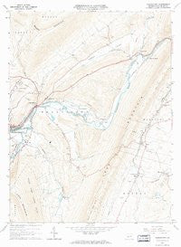 Frankstown Pennsylvania Historical topographic map, 1:24000 scale, 7.5 X 7.5 Minute, Year 1963