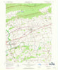 Fredericksburg Pennsylvania Historical topographic map, 1:24000 scale, 7.5 X 7.5 Minute, Year 1955