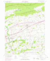 Fredericksburg Pennsylvania Historical topographic map, 1:24000 scale, 7.5 X 7.5 Minute, Year 1955