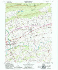 Fredericksburg Pennsylvania Historical topographic map, 1:24000 scale, 7.5 X 7.5 Minute, Year 1955