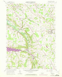 Fredonia Pennsylvania Historical topographic map, 1:24000 scale, 7.5 X 7.5 Minute, Year 1958