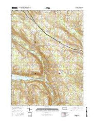 Fredonia Pennsylvania Current topographic map, 1:24000 scale, 7.5 X 7.5 Minute, Year 2016