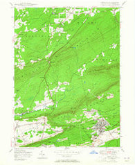Freeland Pennsylvania Historical topographic map, 1:24000 scale, 7.5 X 7.5 Minute, Year 1950