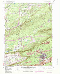Freeland Pennsylvania Historical topographic map, 1:24000 scale, 7.5 X 7.5 Minute, Year 1948