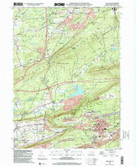 Freeland Pennsylvania Historical topographic map, 1:24000 scale, 7.5 X 7.5 Minute, Year 1999