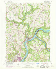 Freeport Pennsylvania Historical topographic map, 1:24000 scale, 7.5 X 7.5 Minute, Year 1953