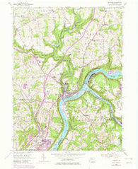 Freeport Pennsylvania Historical topographic map, 1:24000 scale, 7.5 X 7.5 Minute, Year 1953