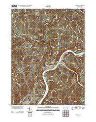 Freeport Pennsylvania Historical topographic map, 1:24000 scale, 7.5 X 7.5 Minute, Year 2010
