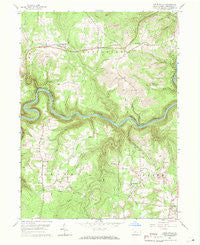 Frenchville Pennsylvania Historical topographic map, 1:24000 scale, 7.5 X 7.5 Minute, Year 1959