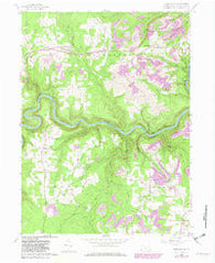 Frenchville Pennsylvania Historical topographic map, 1:24000 scale, 7.5 X 7.5 Minute, Year 1959