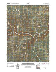Frenchville Pennsylvania Historical topographic map, 1:24000 scale, 7.5 X 7.5 Minute, Year 2010
