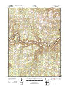 Frenchville Pennsylvania Historical topographic map, 1:24000 scale, 7.5 X 7.5 Minute, Year 2013