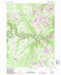 Frenchville Pennsylvania Historical topographic map, 1:24000 scale, 7.5 X 7.5 Minute, Year 1959