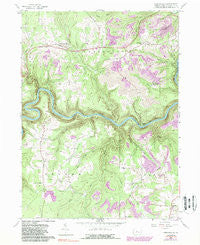 Frenchville Pennsylvania Historical topographic map, 1:24000 scale, 7.5 X 7.5 Minute, Year 1959